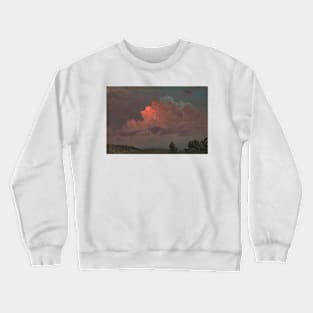 Nightfall near Olana by Frederic Edwin Church Crewneck Sweatshirt